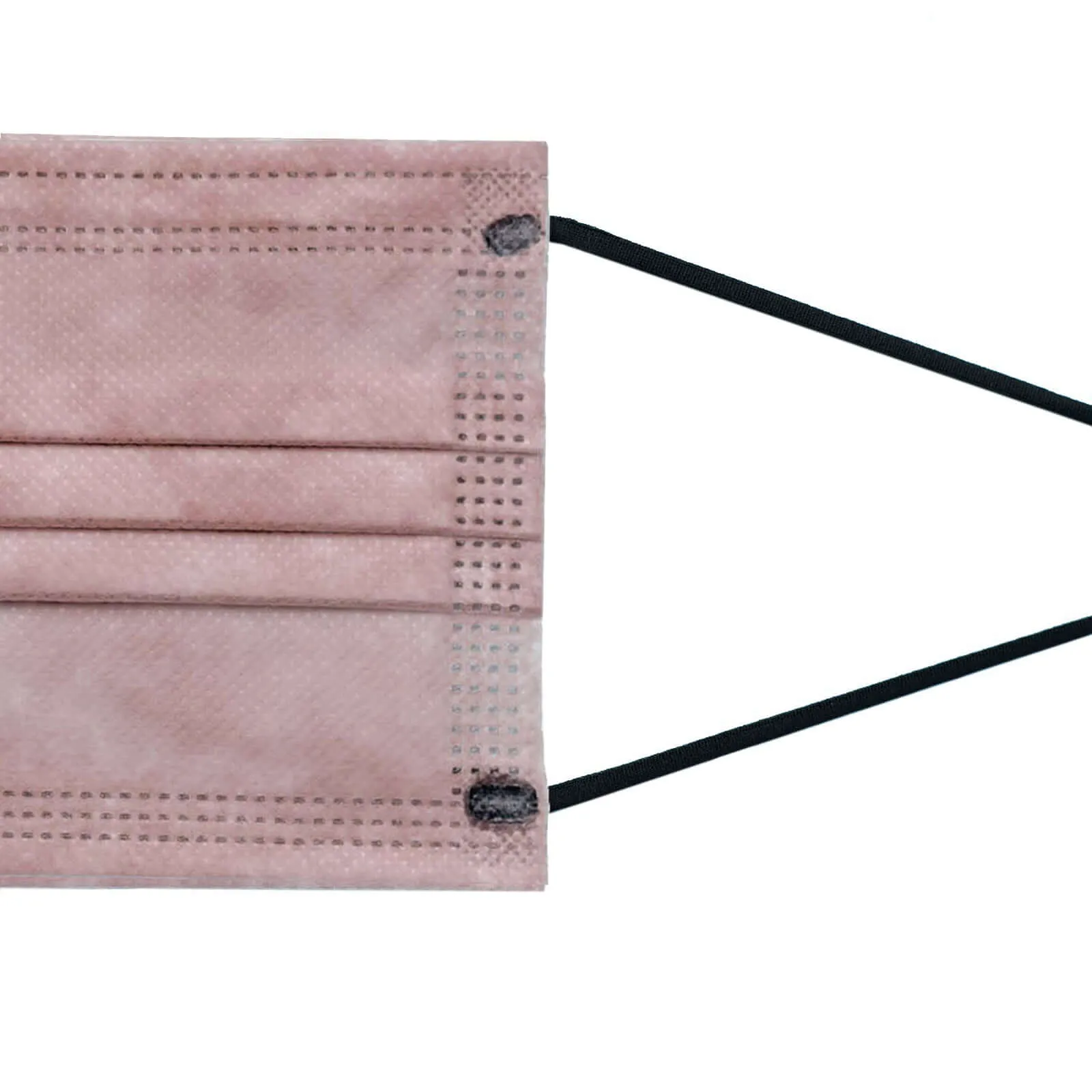 10 Pack Dusty Rose Disposable Face Mask Non Woven Mask with Ear Loop 3 Ply