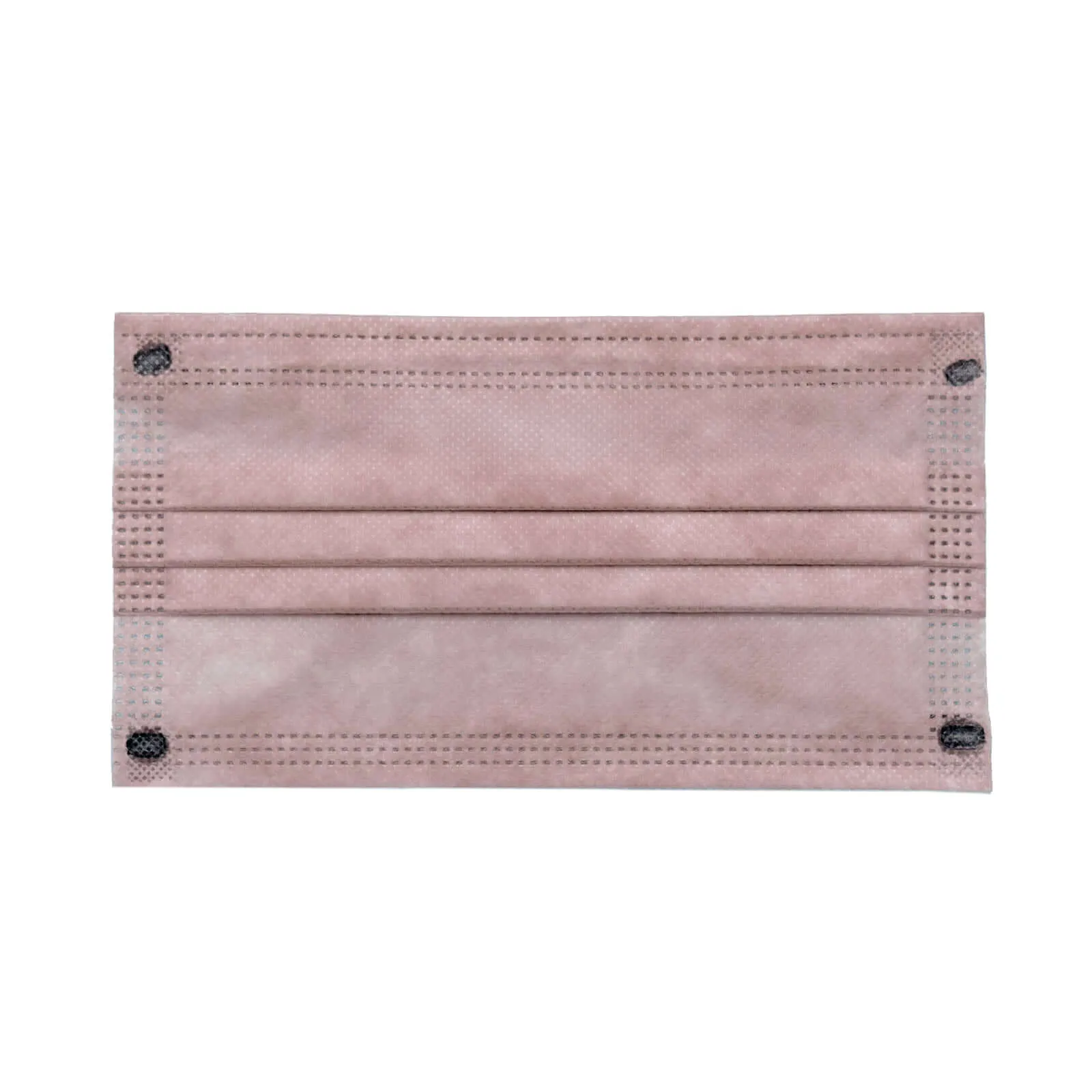10 Pack Dusty Rose Disposable Face Mask Non Woven Mask with Ear Loop 3 Ply