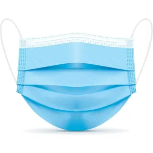 100-Pack: 3 Layer Disposable Protective Face Masks