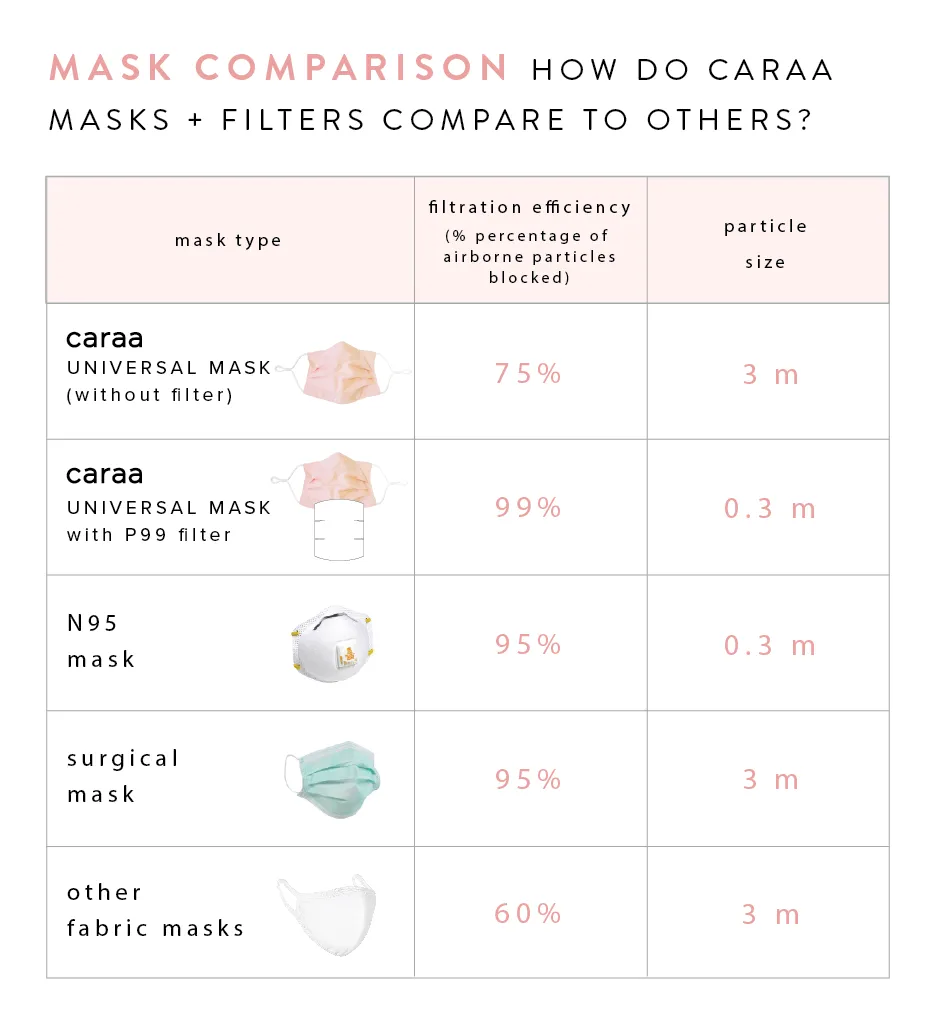25 Pleated Mask Filters
