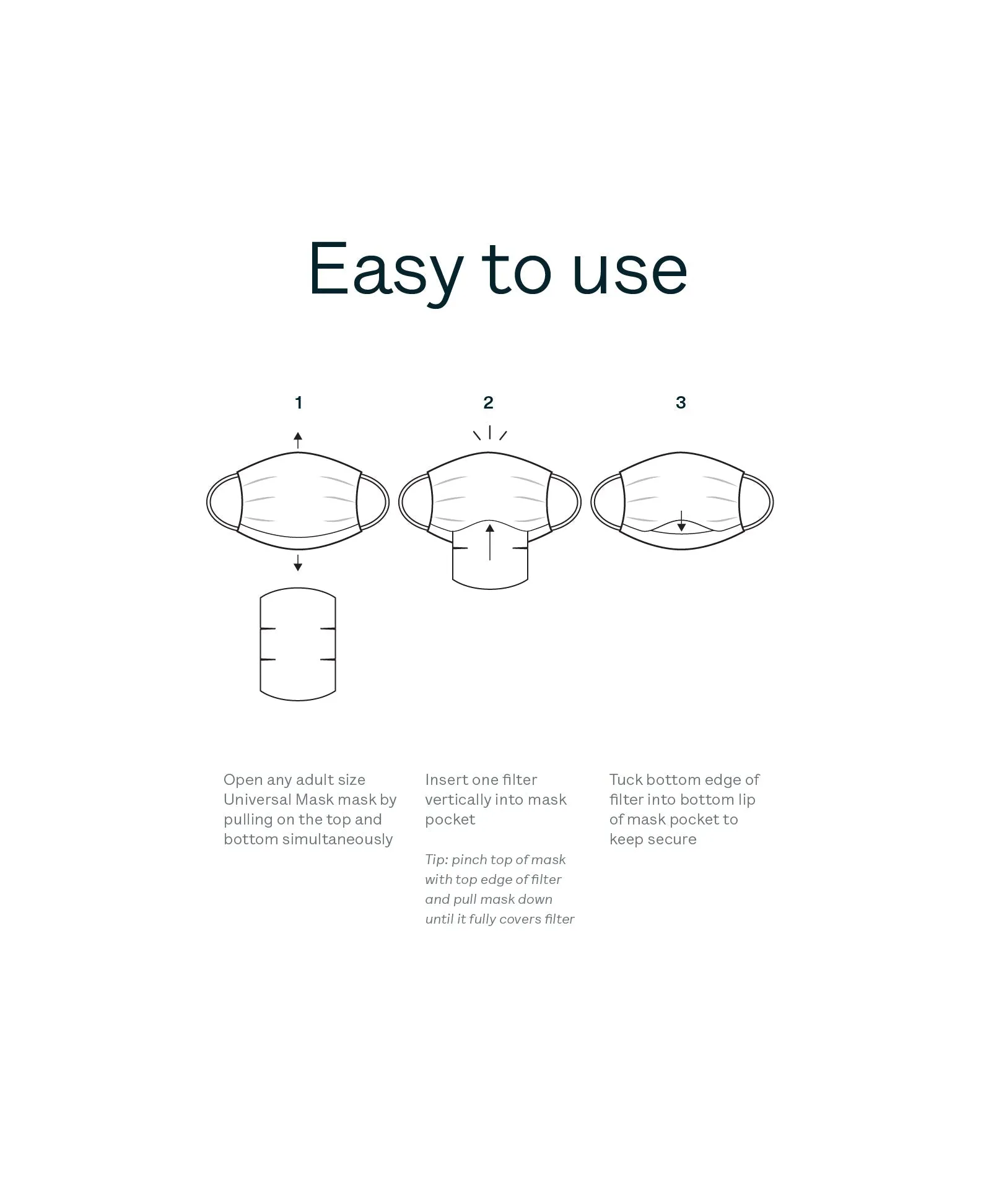 25 Pleated Mask Filters