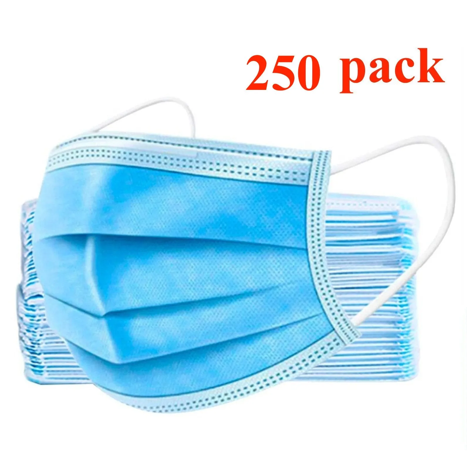 250 Pack Disposable Face Masks