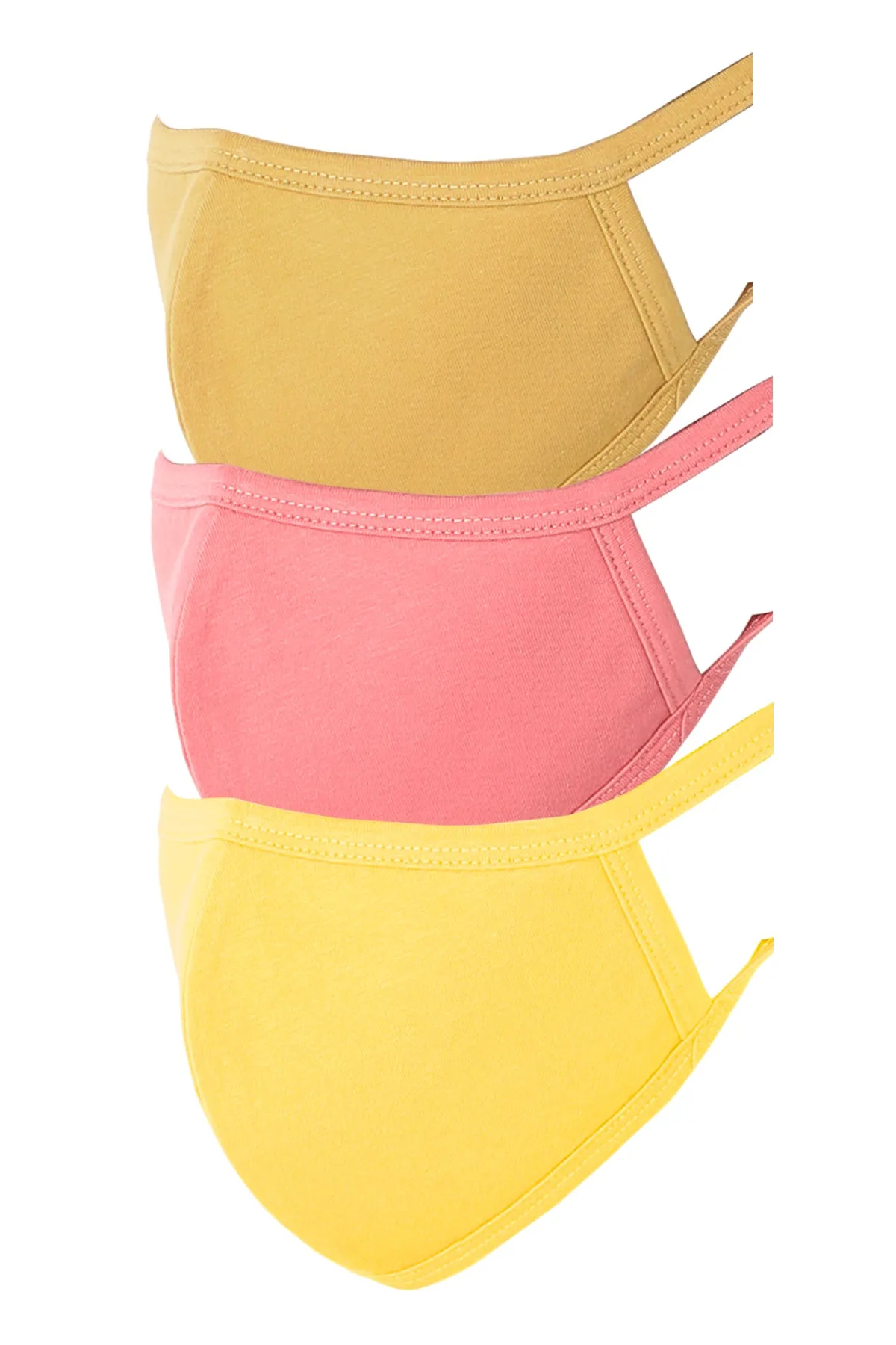 3 PACK Washable Cotton MASK With Filter Pocket