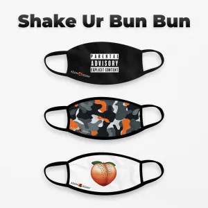 Adam4Adam Face Mask 3-Pack Shake Your Bun Bun