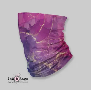 ADULT Mask Cover Up - Pink Purple Oil