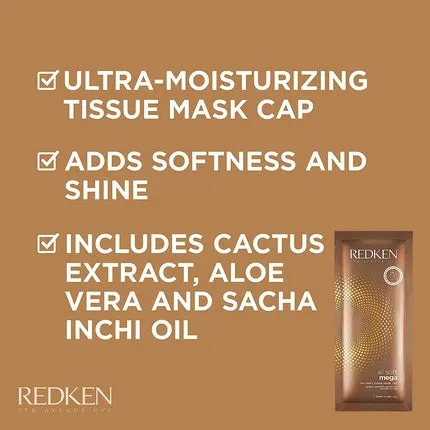 All Soft Mega Recovery mask cover, Redken