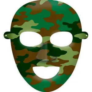 Army Camo Masks - 8 Pkt