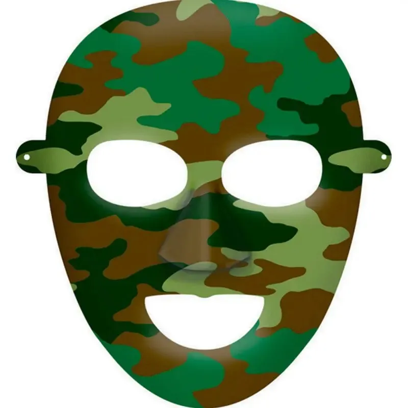 Army Camo Masks - 8 Pkt