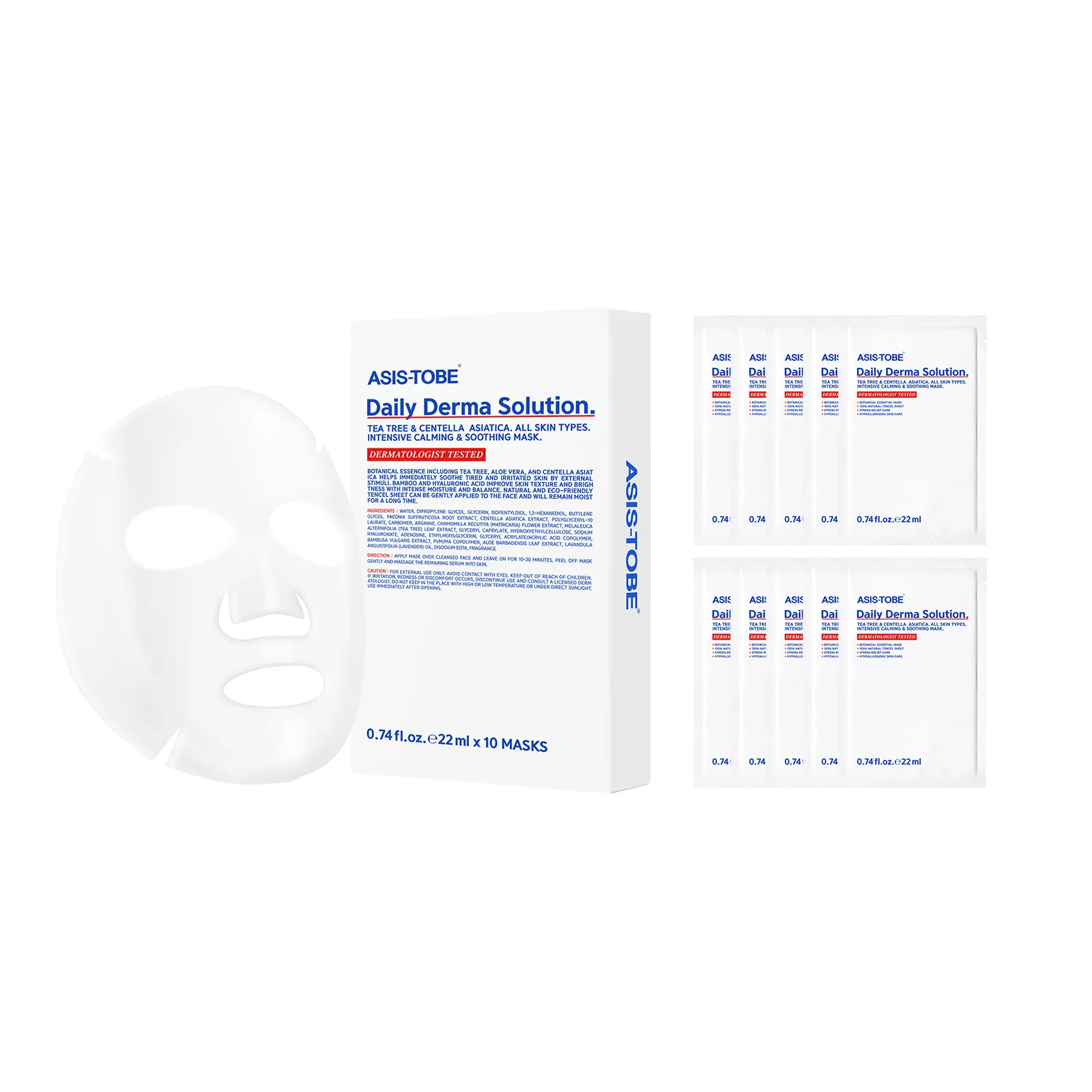 ASIS-TOBE Daily Derma Solution 10 Masks