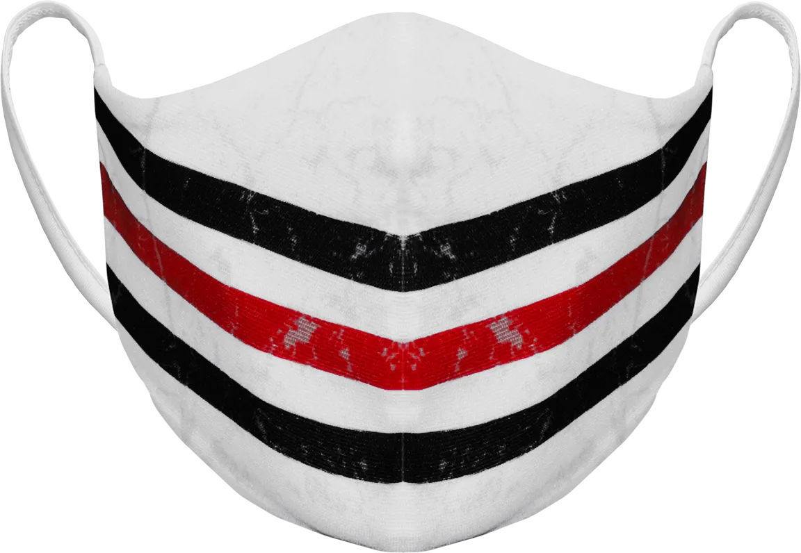 Athletic Knit Reusable Sublimated Fabric Face Mask