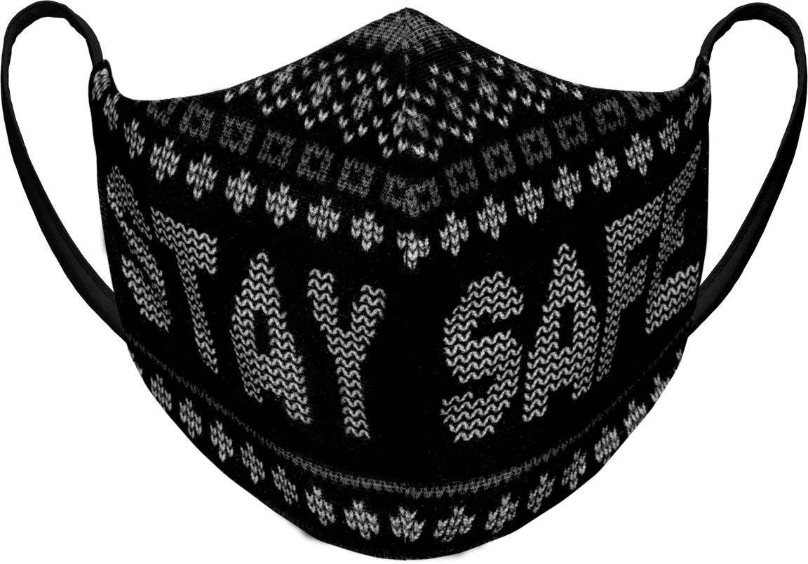 Athletic Knit Reusable Sublimated Fabric Face Mask