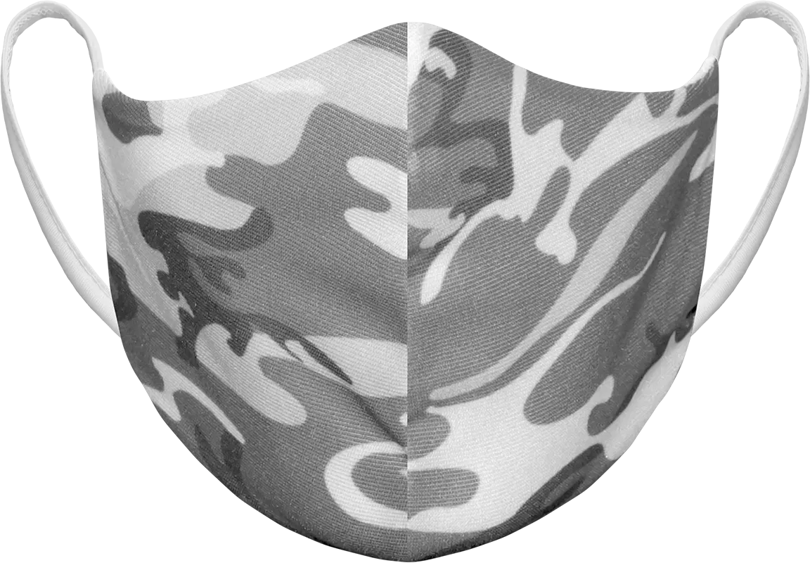 Athletic Knit Reusable Sublimated Fabric Face Mask