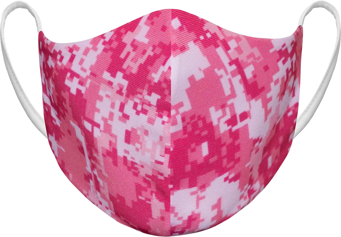 Athletic Knit Reusable Sublimated Fabric Face Mask