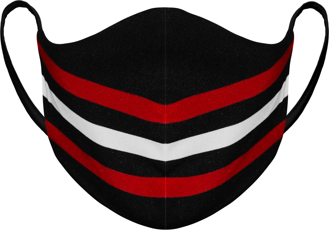 Athletic Knit Reusable Sublimated Fabric Face Mask