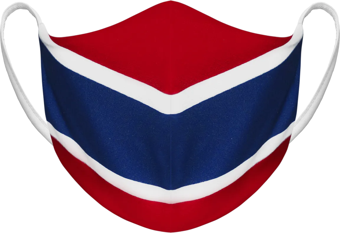 Athletic Knit Reusable Sublimated Fabric Face Mask