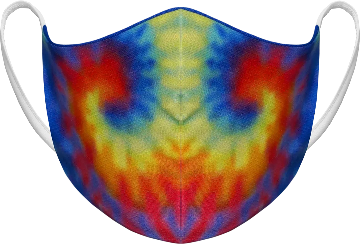Athletic Knit Reusable Sublimated Fabric Face Mask