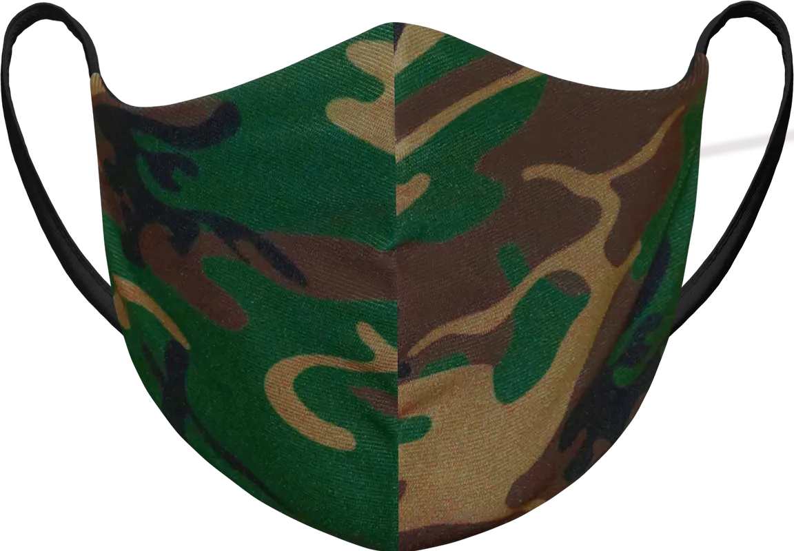 Athletic Knit Reusable Sublimated Fabric Face Mask