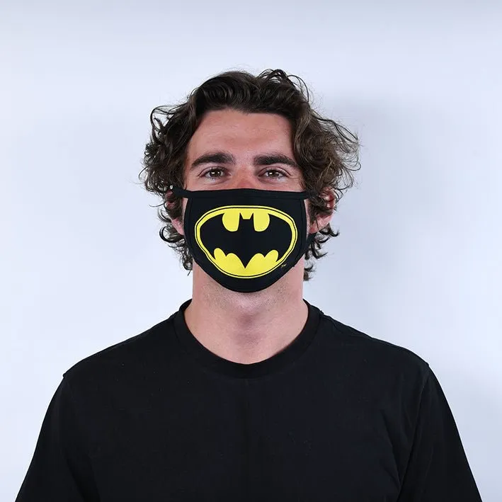 Batman Logo Face Mask 2 Pack