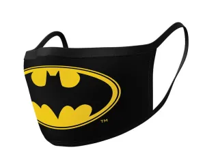 Batman Logo Face Mask 2 Pack