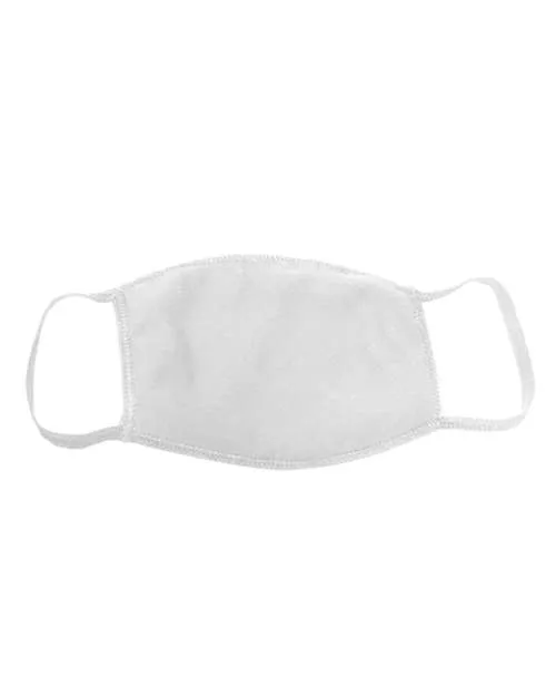 Bayside Youth USA-Made 100% Cotton Face Mask