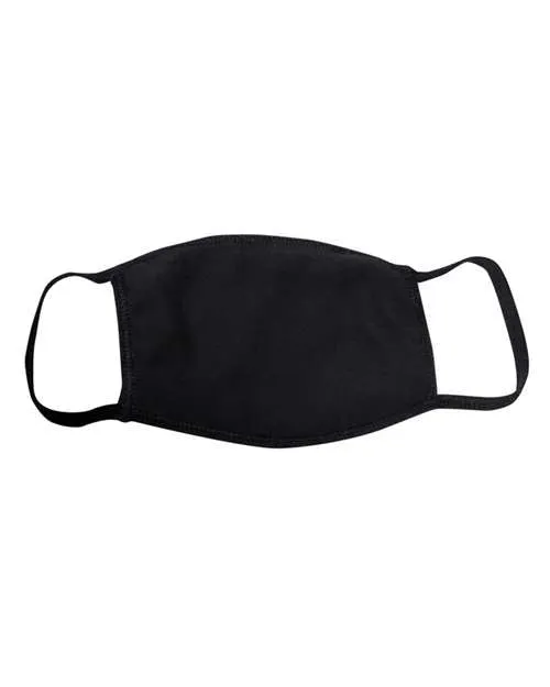 Bayside Youth USA-Made 100% Cotton Face Mask
