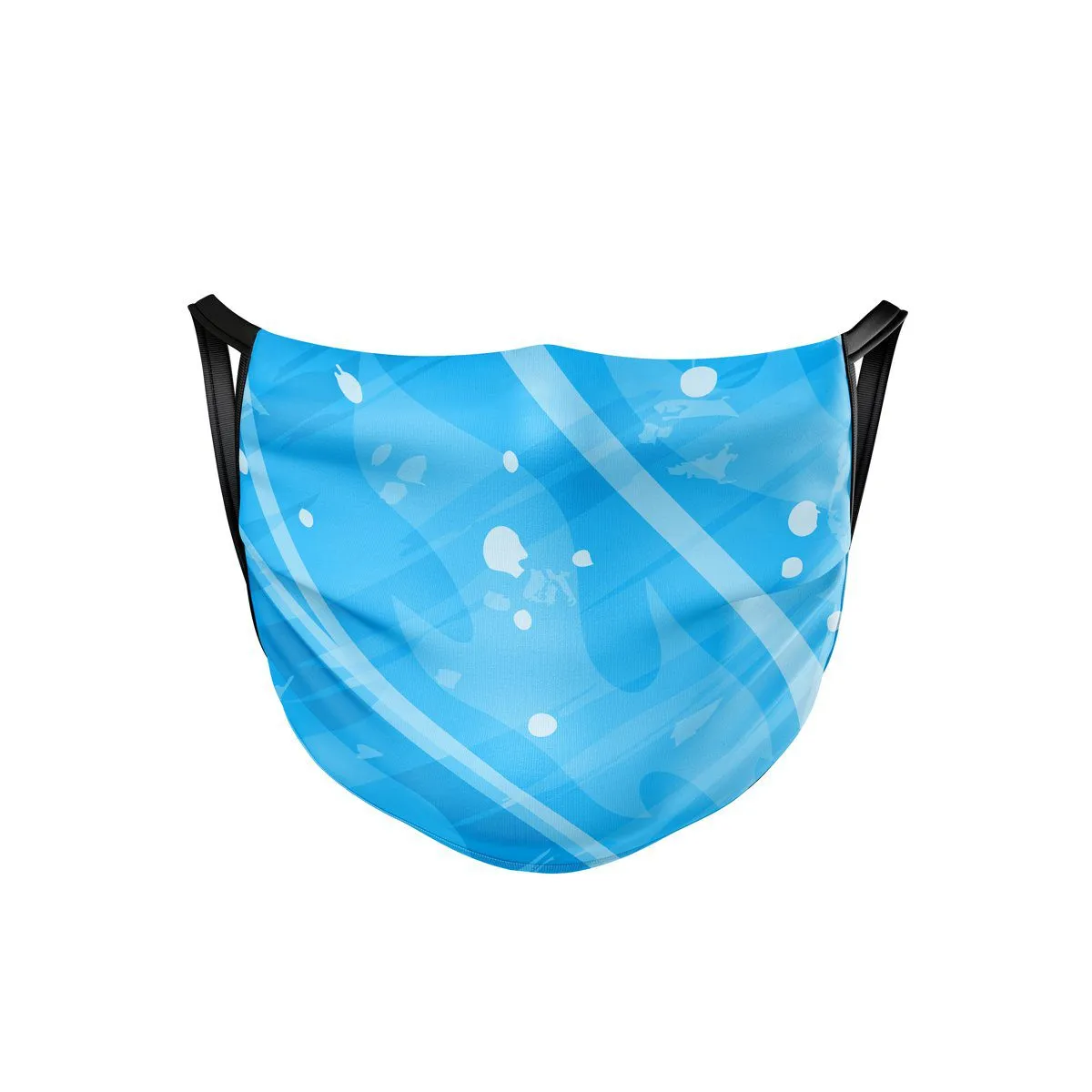 Blue Blaze Face Mask