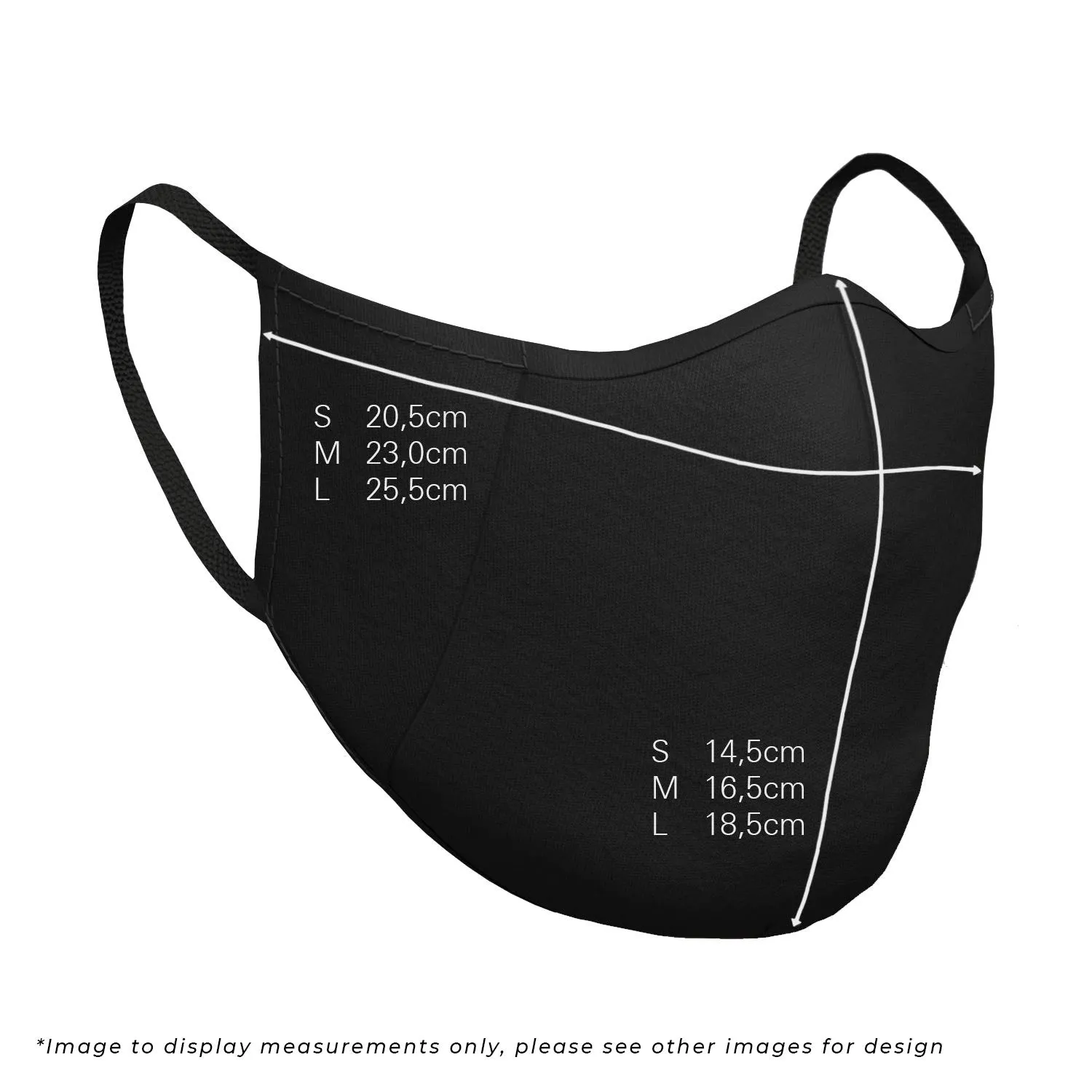 BOSS Face Mask in Charcoal & Orange