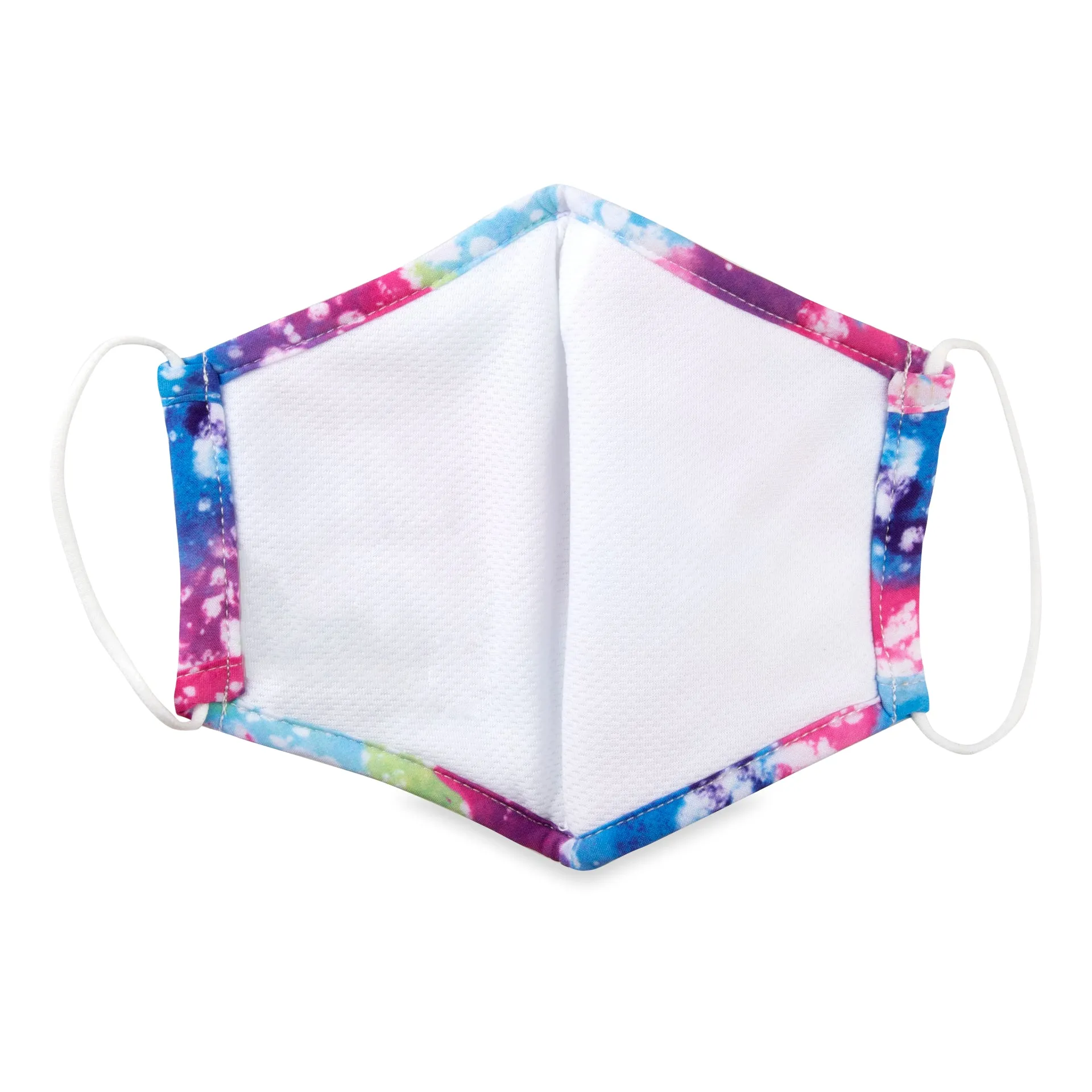 Cloth Face Mask - Ages 6-12 - 1 pack - Rainbow Watercolor