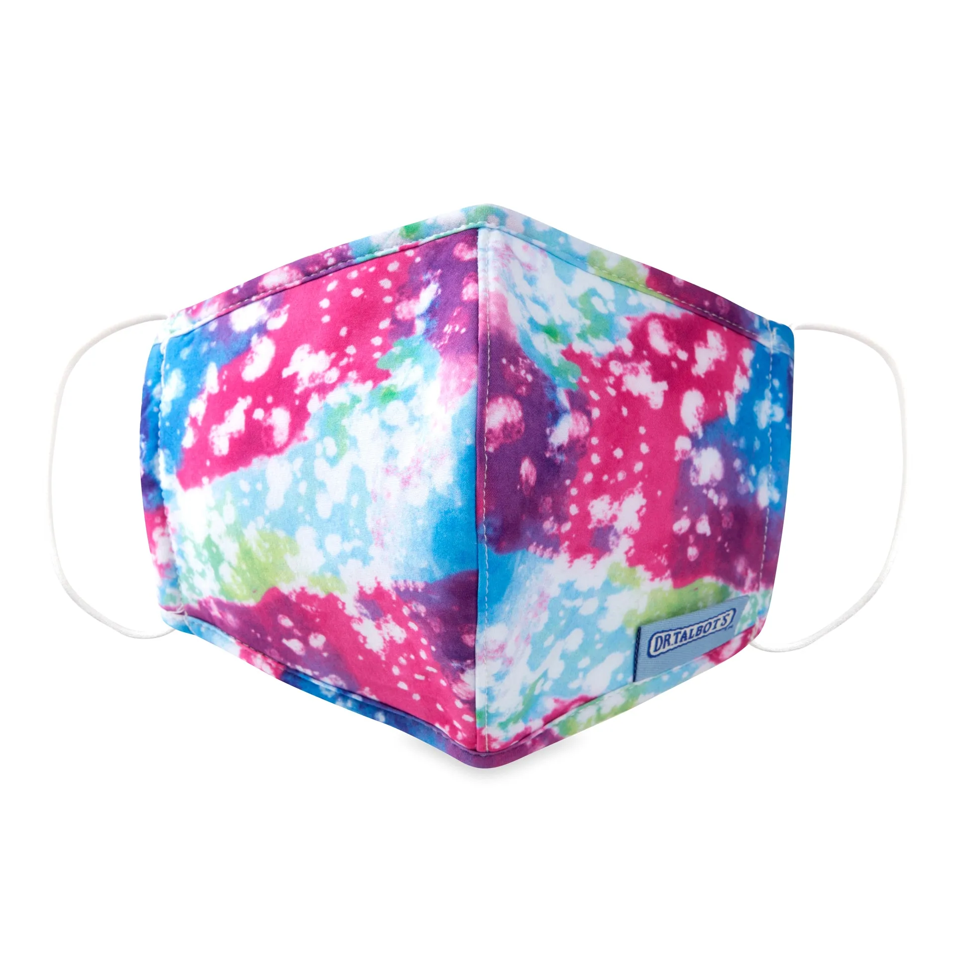 Cloth Face Mask - Ages 6-12 - 1 pack - Rainbow Watercolor