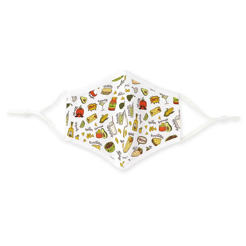 Cloth Reusable Washable Face Mask - Taco Party Fiesta