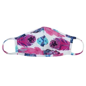 Colorful Feather Fashion Face Mask
