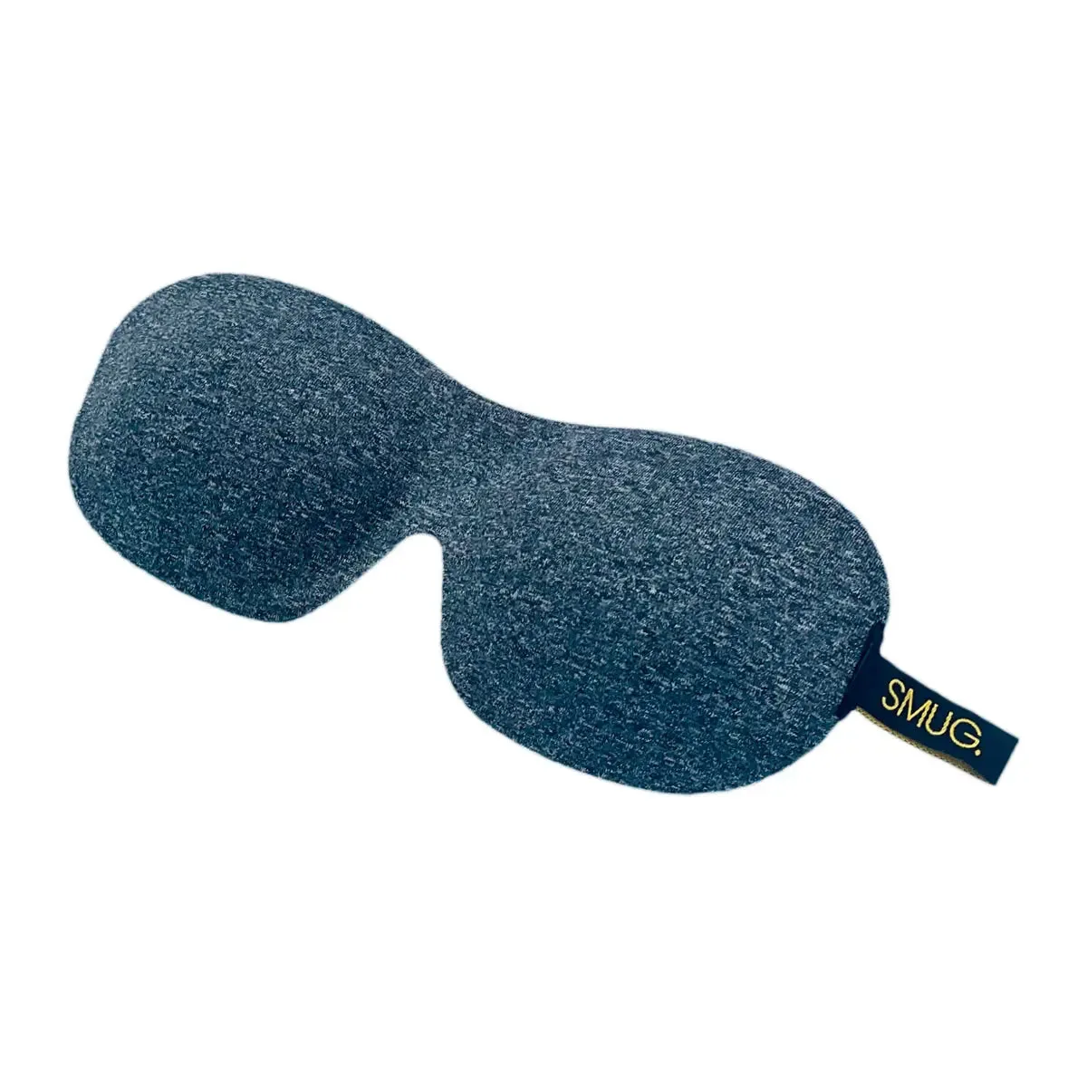 Dark Grey Marl Contoured 3D Blackout Sleep Mask