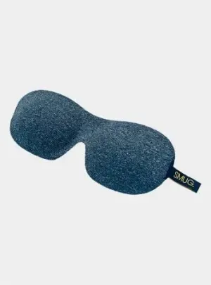 Dark Grey Marl Contoured 3D Blackout Sleep Mask