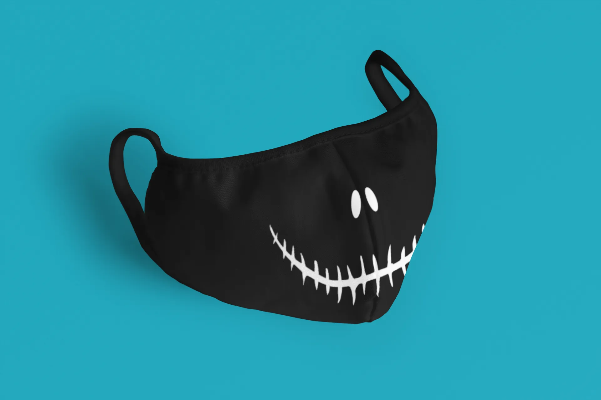Devil Smile: Printed Tetra Shield Protection Mask