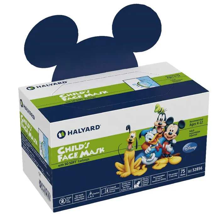 Disney Characters Childrens Face Masks with Ties 75/Box