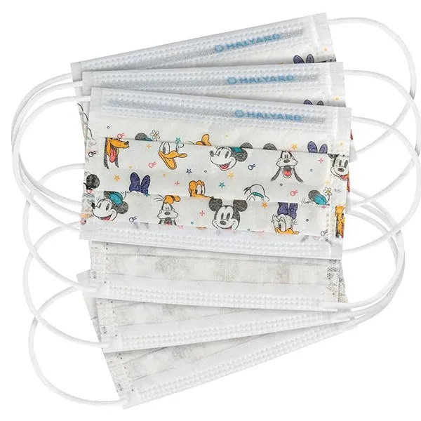 Disney Characters Childrens Face Masks with Ties 75/Box