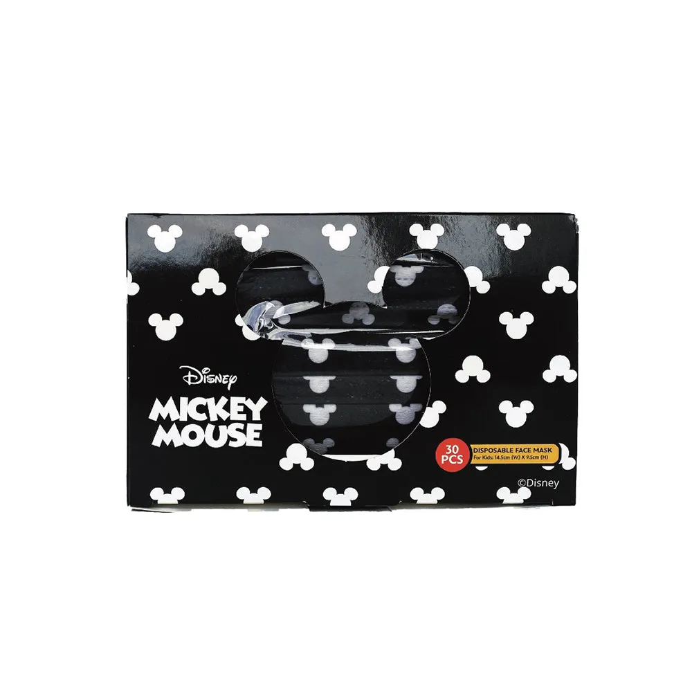 Disney Disposable 3 Ply Face Mask for Kids 30s/Box: Mickey Black