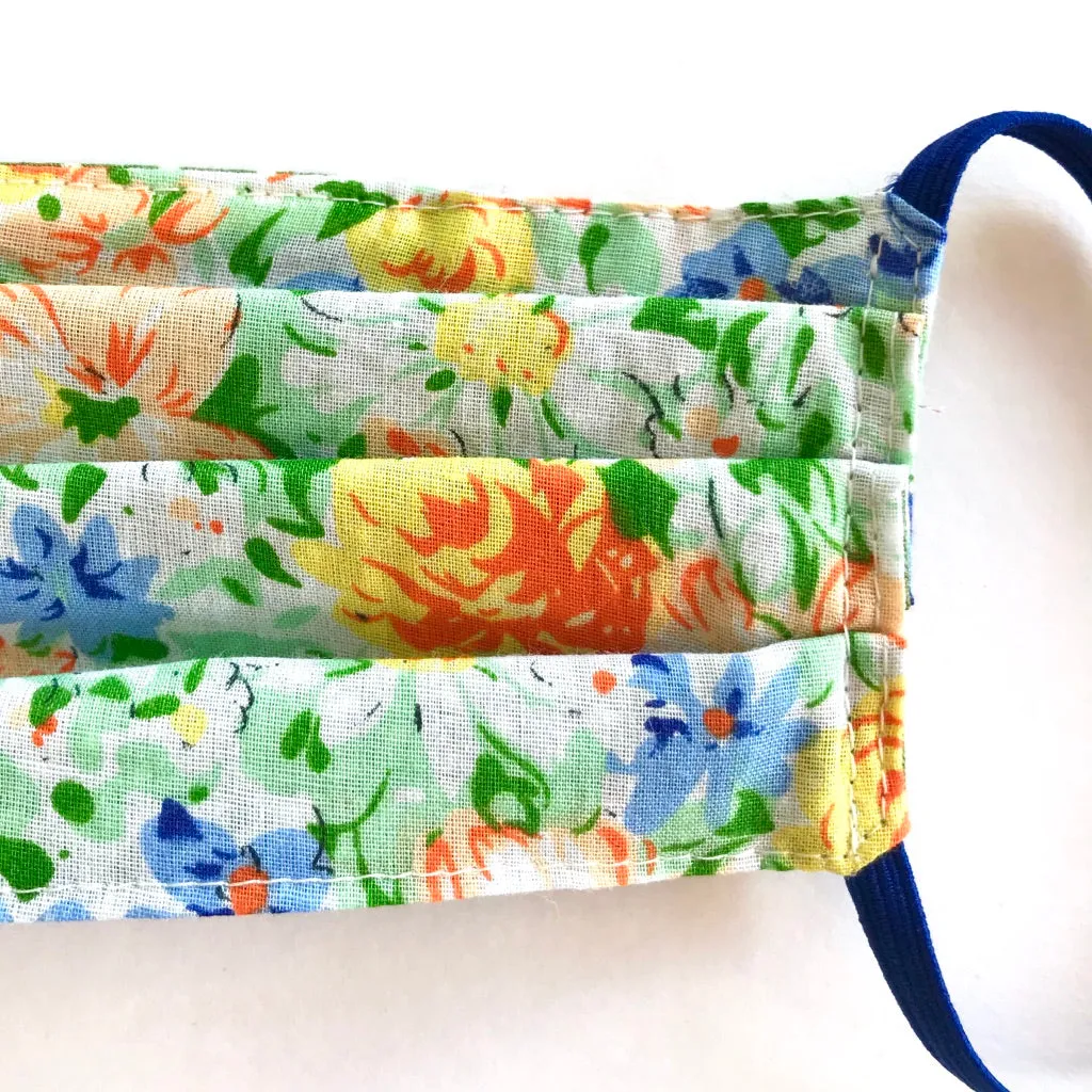 Eco Fabric Face Mask Liberty Floral Beryl