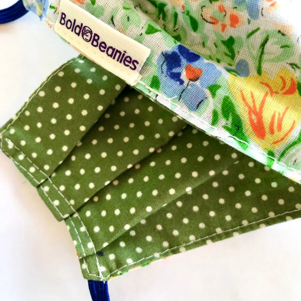 Eco Fabric Face Mask Liberty Floral Beryl