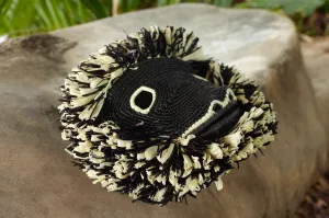 Embera Panamanian Woven Mask - Black Chimpanzee