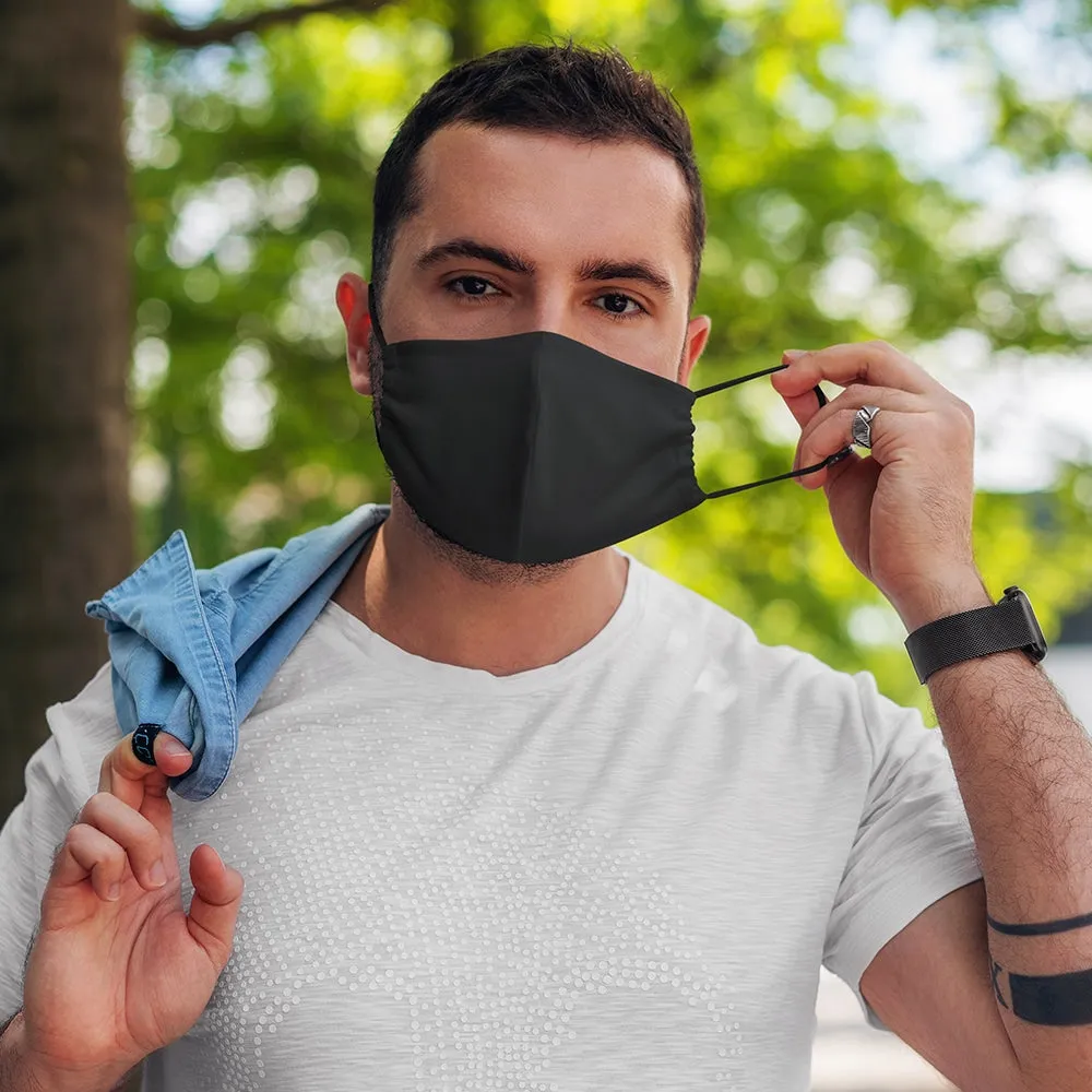 Face Mask - Contoured - Black