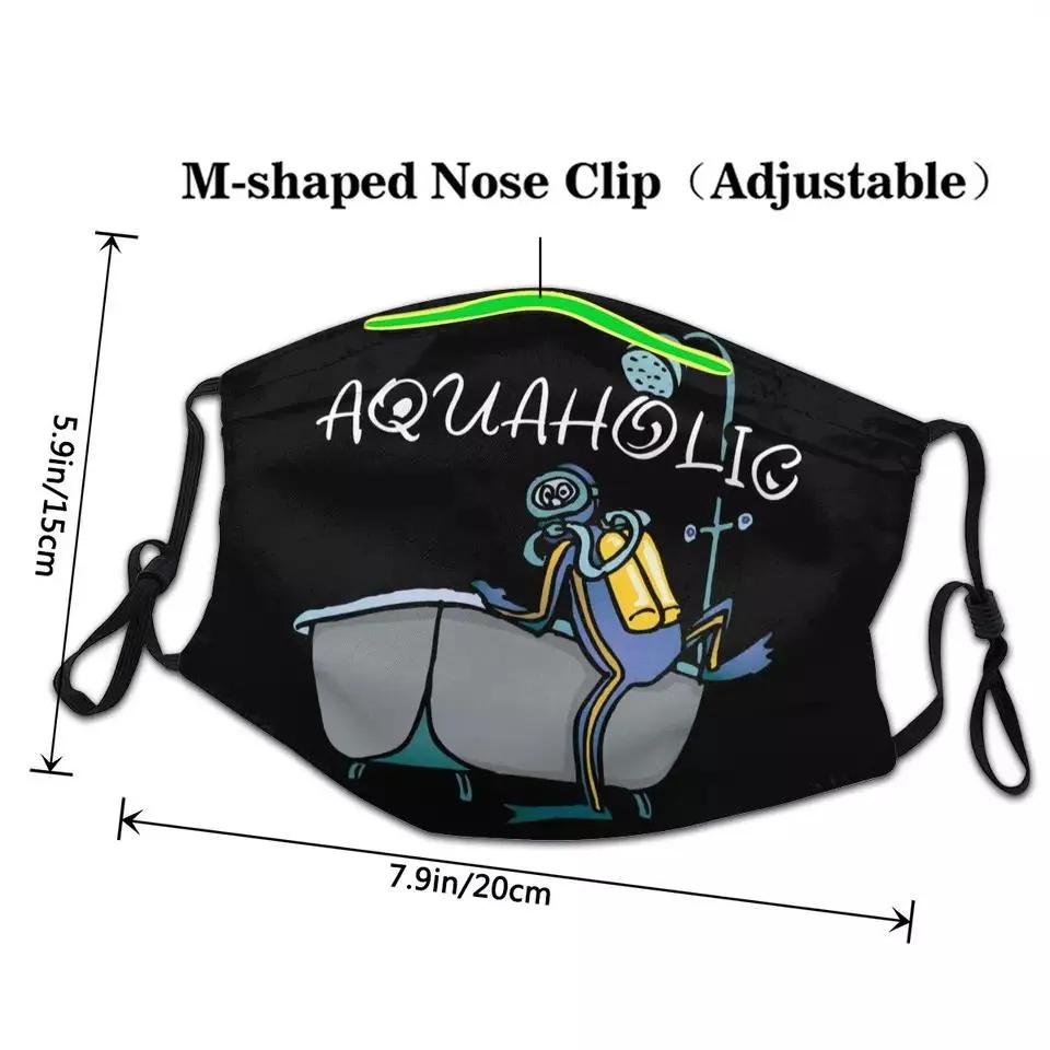 Face Masks: Aquaholic