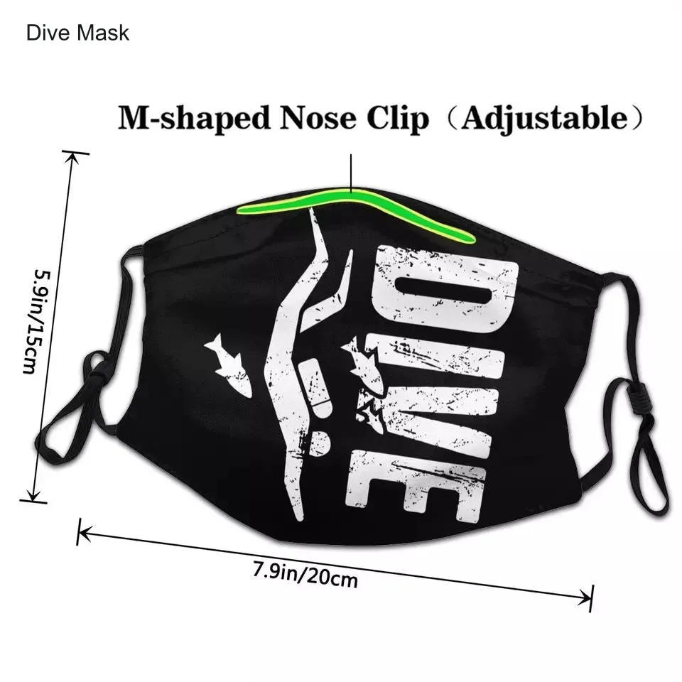 Face Masks: Dive - Black