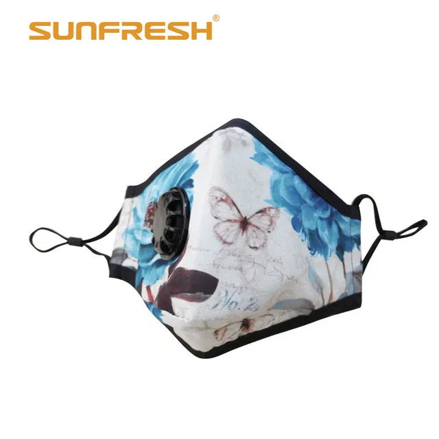 Fashion  Cycling Face Mask Sport Training Mask N95 PM2.5 Anti-pollution Running Mask Activated Carbon Filter Washable Mask