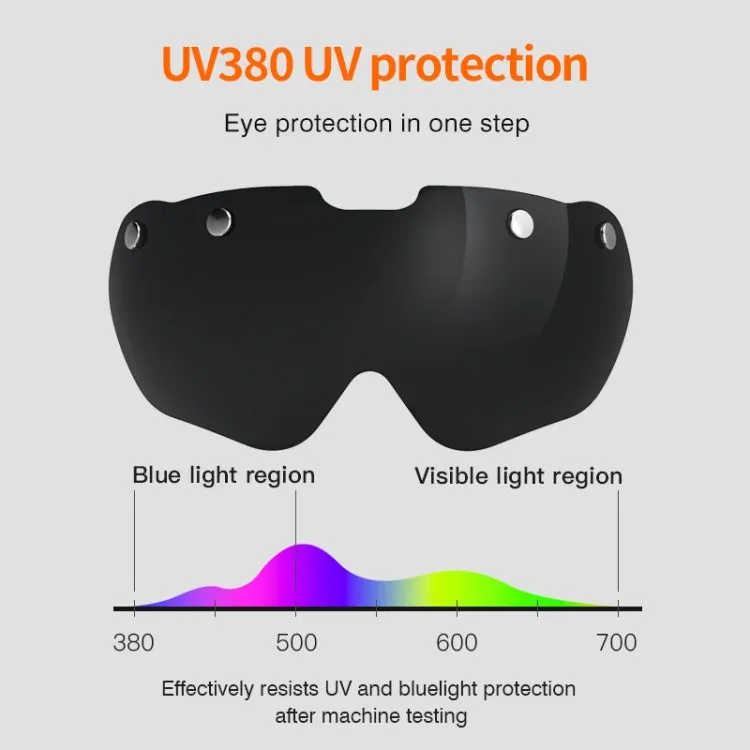 Foxwear V8S 1080P HD Video Recorder Cycling Smart Helmet, Size: 54-58cm(White)