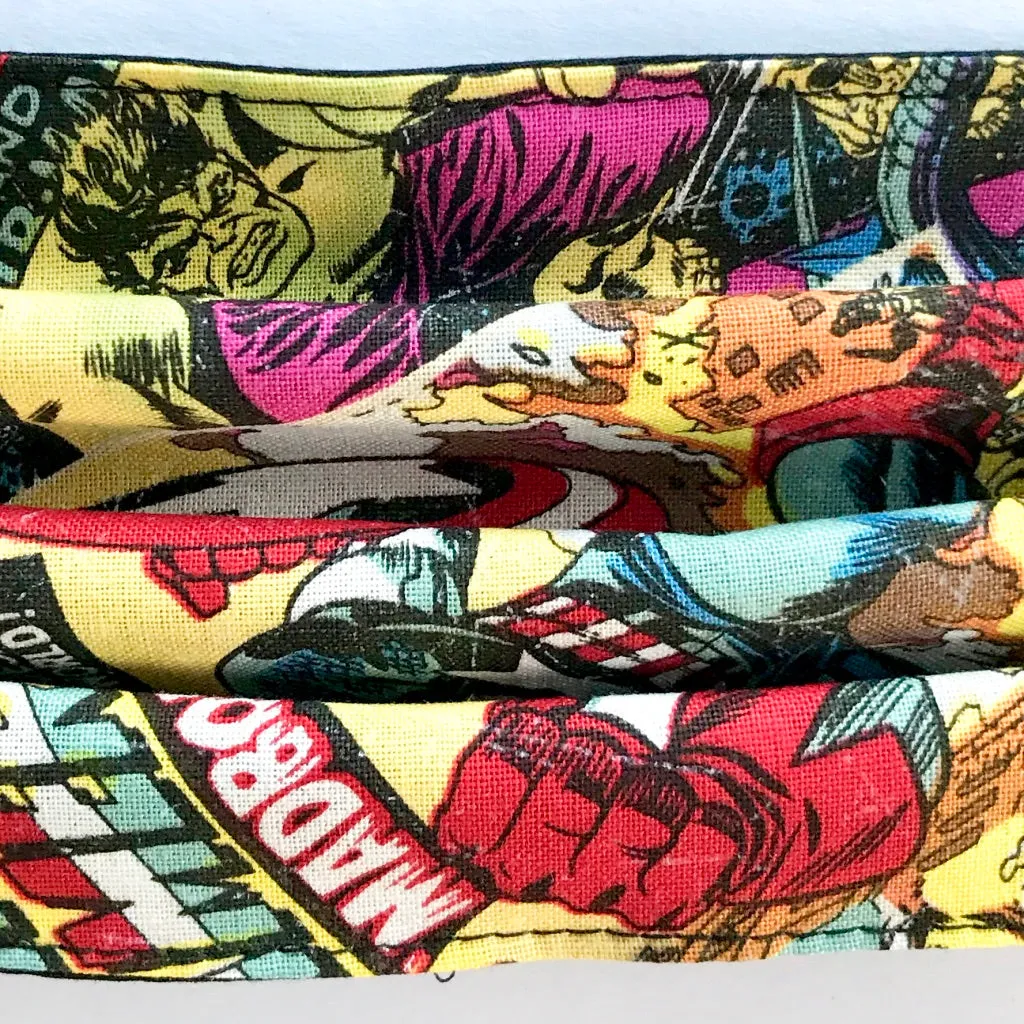 Fun Surgical-Style Face Mask Marvel Comic
