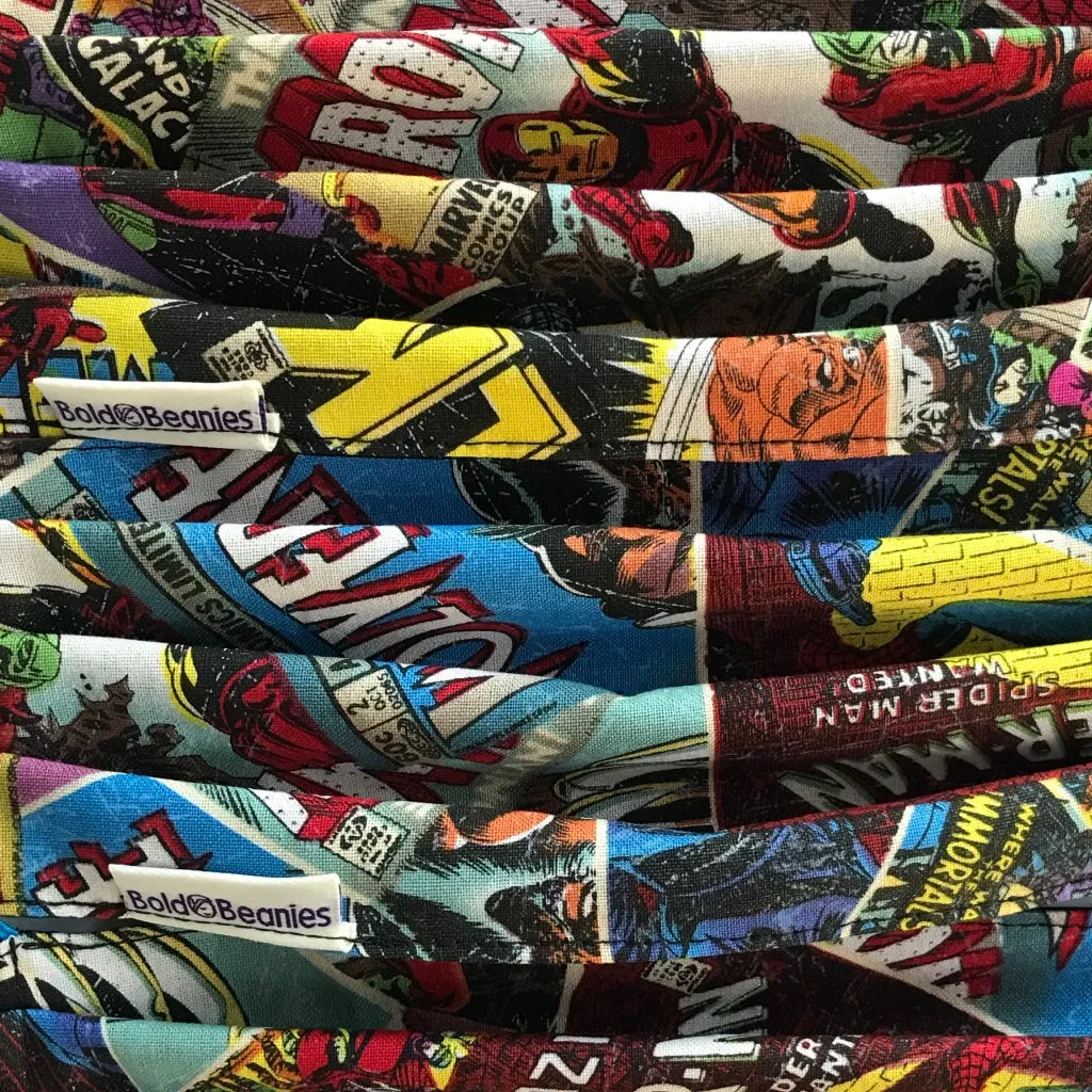 Fun Surgical-Style Face Mask Marvel Comic