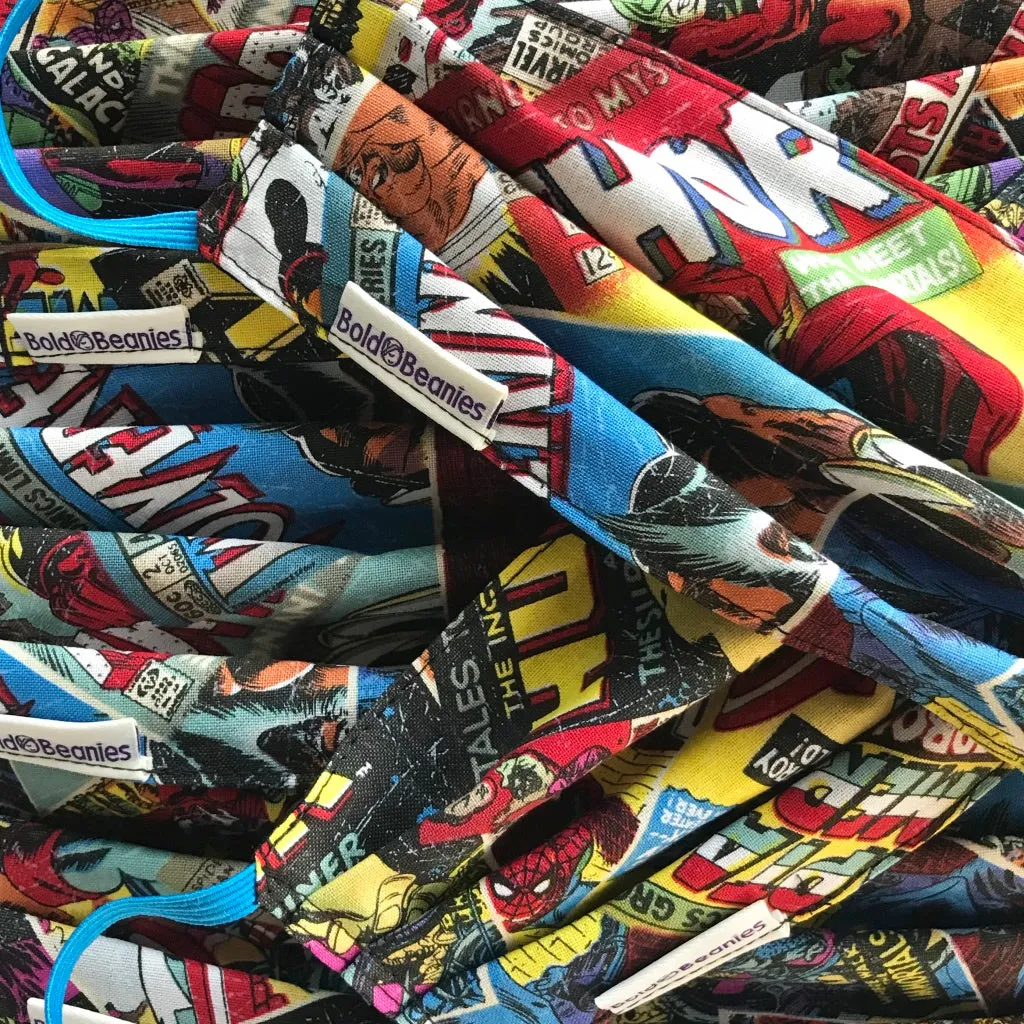 Fun Surgical-Style Face Mask Marvel Comic