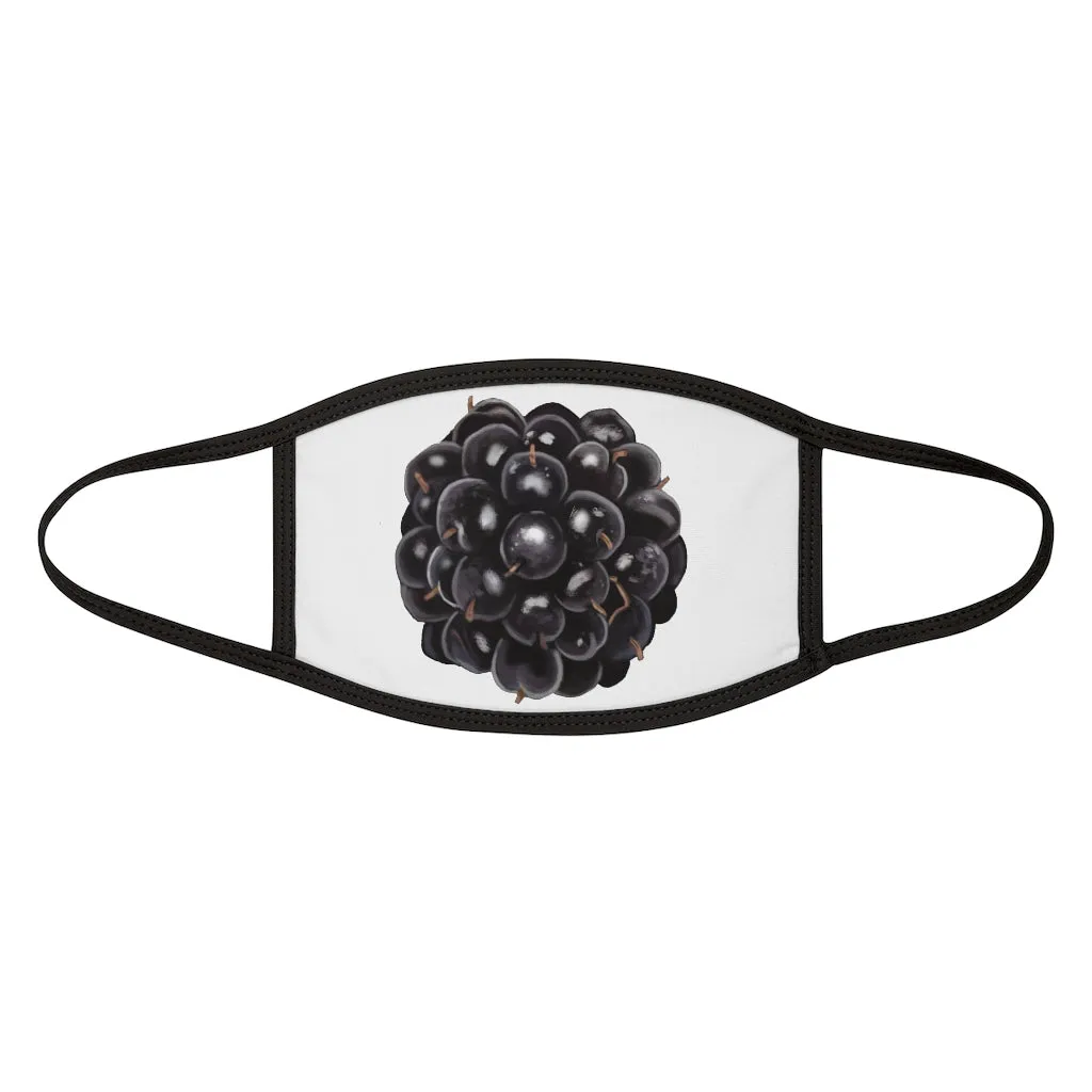 Grape Mixed-Fabric Face Mask