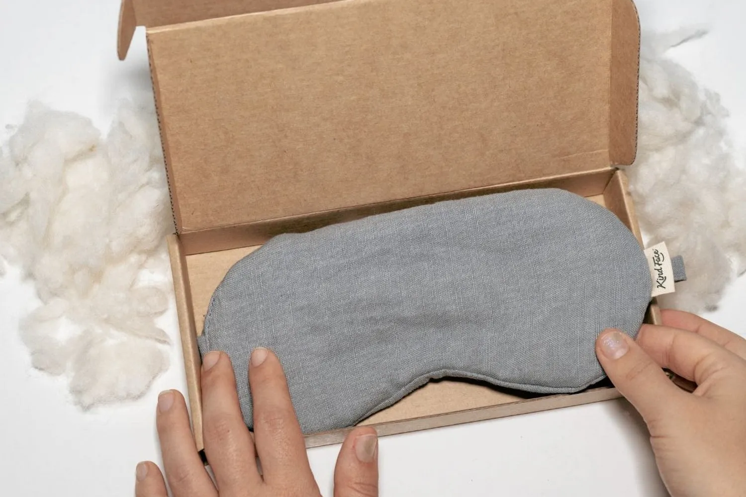 Linen Wisewool Sleep Mask